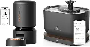 PETLIBRO 5G WiFi Automatic Cat Feeder + Dockstream App Monitoring Cat Water Fountain Bundle