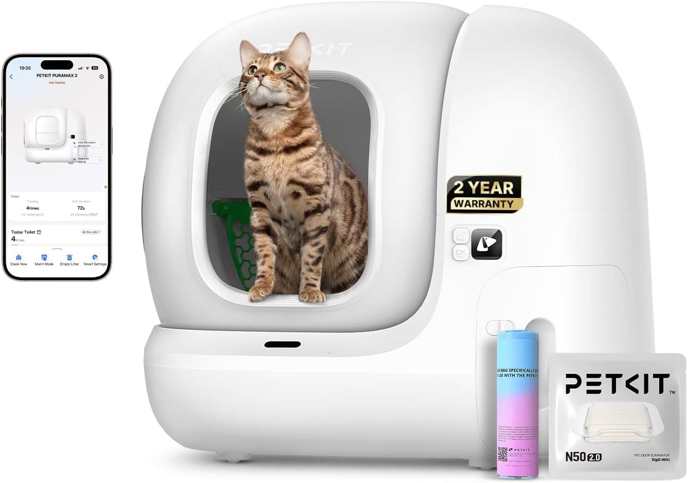 PETKIT PuraMax 2 Automatic Self-Cleaning Cat Litter Box